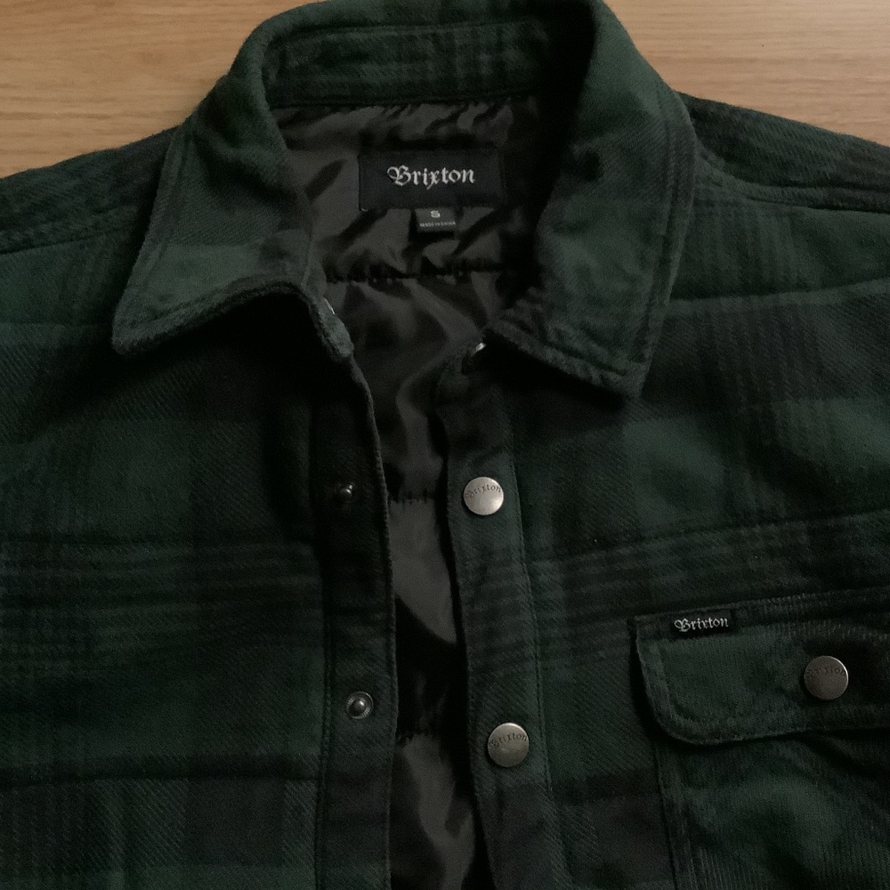 Brixton Flannel Insulated Jacket small